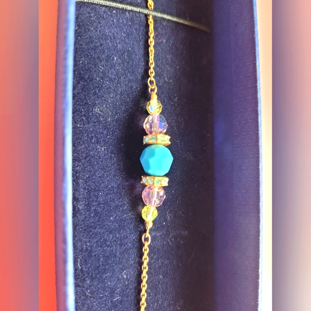 Swarovski Tamarillo Bracelet, Rose Gold-Plated